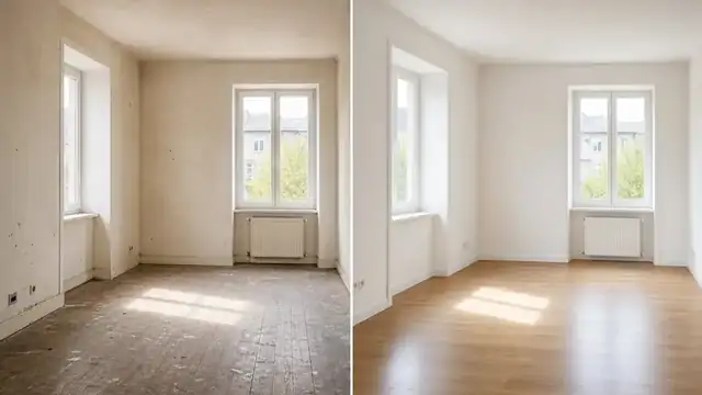 Renovierung und Innenausbau als Vorbereitung für Verkauf oder Vermietung